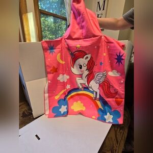 Girls hooded towel